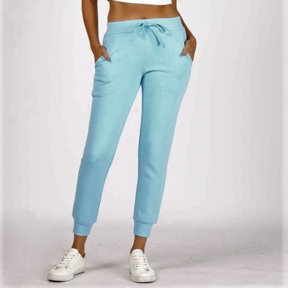Bright Sky Blue Jogger Sweatpants